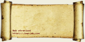 Jelena Aćimović vizit kartica